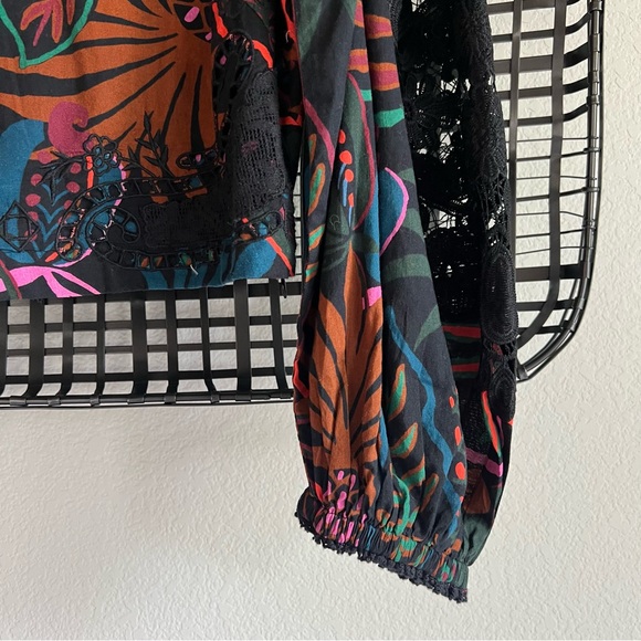 Farm Rio frutis dream puff sleeve blouse - Picture 4 of 11